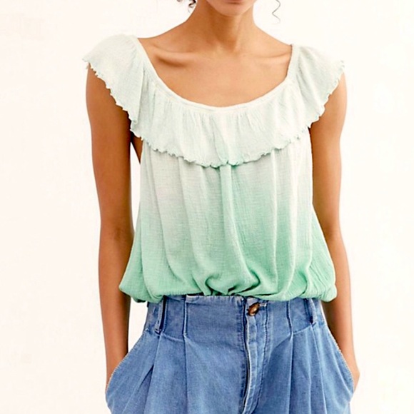 Free People Cora Lee Off the Shoulder Top - Picture 2 of 13